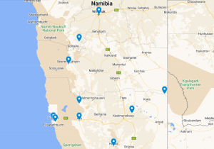 Route Namibia 2020 mit Dachzelt I Bahia Fox